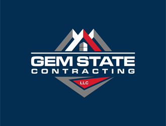 Gem State Contracting LLC logo design by enzidesign