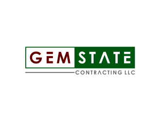 Gem State Contracting LLC logo design by meliodas