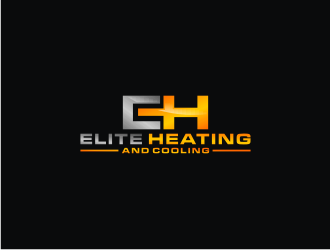 Elite heating and cooling logo design by bricton