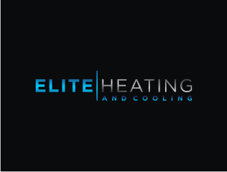 Elite heating and cooling logo design by bricton