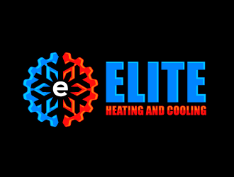 Elite heating and cooling logo design by Ultimatum