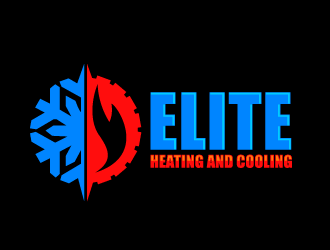 Elite heating and cooling logo design by Ultimatum