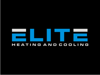 Elite heating and cooling logo design by asyqh