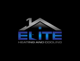 Elite heating and cooling logo design by goblin