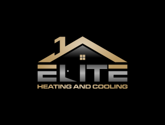 Elite heating and cooling logo design by goblin