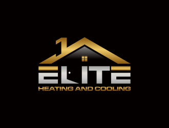 Elite heating and cooling logo design by goblin