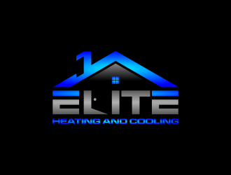 Elite heating and cooling logo design by goblin