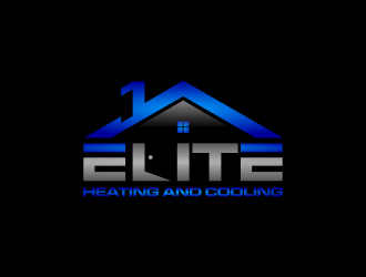 Elite heating and cooling logo design by goblin