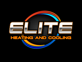 Elite heating and cooling logo design by axel182