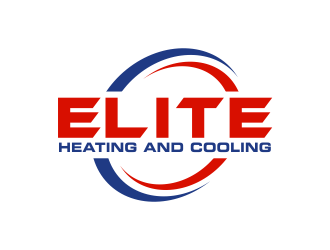 Elite heating and cooling logo design by akhi
