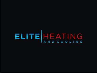 Elite heating and cooling logo design by bricton
