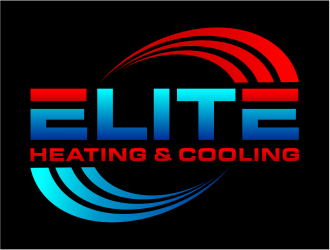 Elite heating and cooling logo design by cintoko