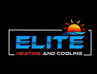 Elite heating and cooling logo design by Arrs