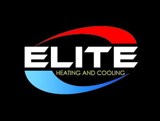 Elite heating and cooling logo design by ruthracam
