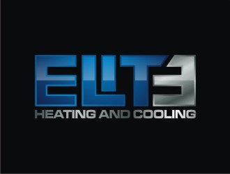 Elite heating and cooling logo design by agil