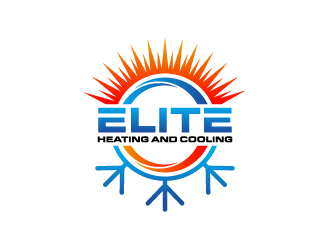 Elite heating and cooling logo design by torresace