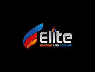 Elite heating and cooling logo design by torresace