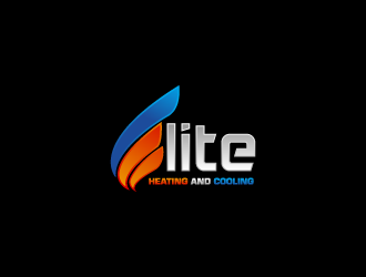Elite heating and cooling logo design by torresace