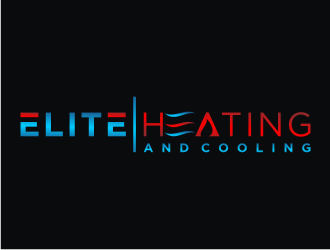 Elite heating and cooling logo design by bricton