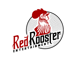 Red Rooster Entertainment logo design by Ultimatum