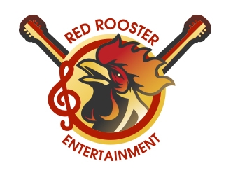 Red Rooster Entertainment logo design by Aftab