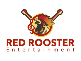 Red Rooster Entertainment logo design by Aftab