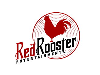 Red Rooster Entertainment logo design by Ultimatum