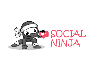 Social Ninja logo design by SmartTaste
