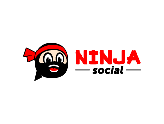 Social Ninja logo design by lestatic22