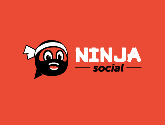 Social Ninja logo design by lestatic22
