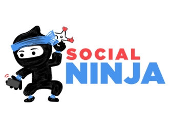 Social Ninja logo design by katiemcarthur