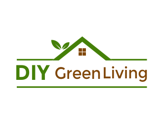 DIY Green Living logo design by Girly