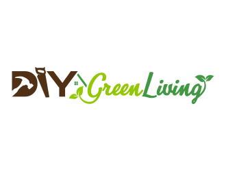 DIY Green Living logo design by Realistis