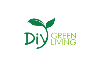 DIY Green Living logo design by YONK
