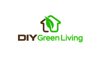 DIY Green Living logo design by Marianne