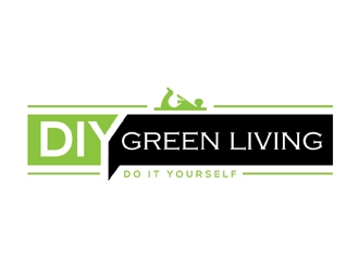 DIY Green Living logo design by MAXR