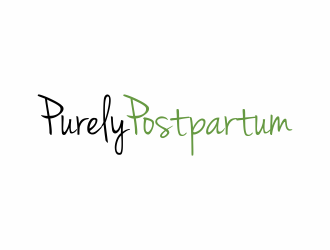 Purely Postpartum logo design by hidro