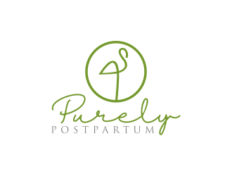 Purely Postpartum logo design by RIANW