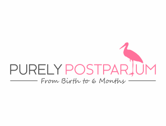 Purely Postpartum logo design by hidro