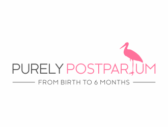 Purely Postpartum logo design by hidro