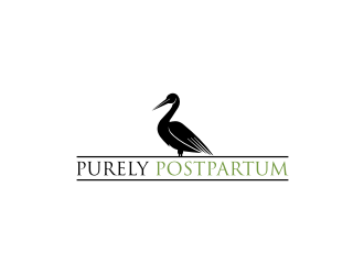 Purely Postpartum logo design by blessings