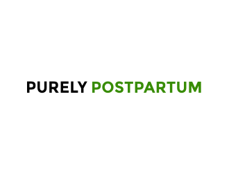 Purely Postpartum logo design by Girly
