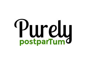 Purely Postpartum logo design by Girly