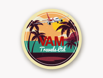 VAM Travels Ltd logo design by czars