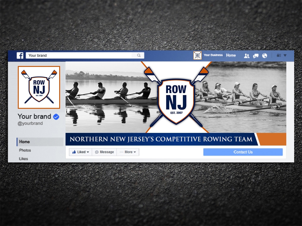 Row New Jersey or Row NJ logo design by mattlyn