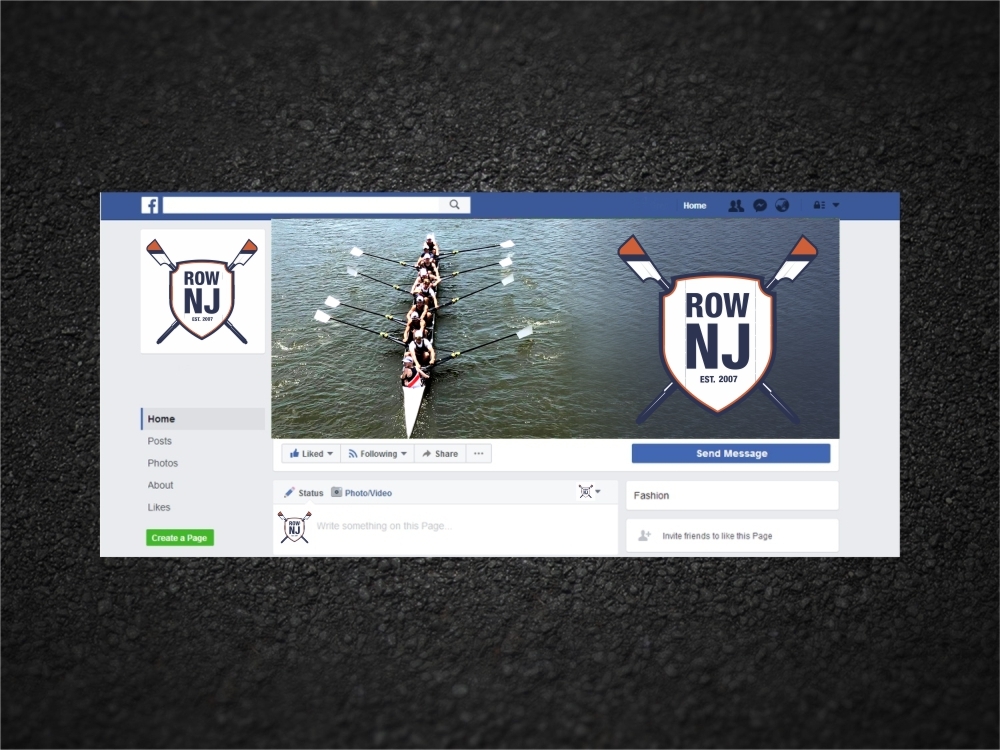 Row New Jersey or Row NJ logo design by ManishKoli