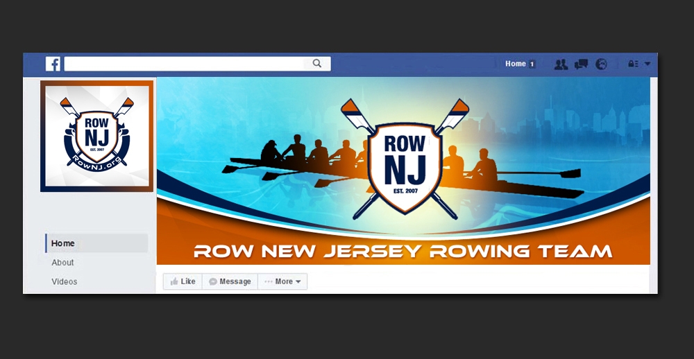 Row New Jersey or Row NJ logo design by DreamLogoDesign