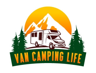 Van Camping Life logo design by daywalker