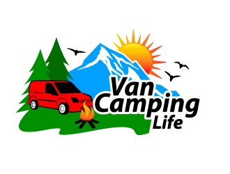 Van Camping Life logo design by LogOExperT