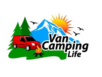 Van Camping Life logo design by LogOExperT